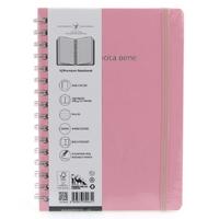 Victoria's Journals Premium Nota Bene A5 Spiralli Defter Çizgili Pembe