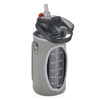 Vagon Life Vgn2115 Pipetli Kılıflı 1500Ml Plastik Matara Siyah