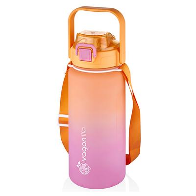 Vagon Life Vgn2213-T Pipetli Matara 1500Ml Orange-Pink