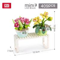 Loz 1673 Çiçek Puzzle 3 Boyutlu 409 Parça