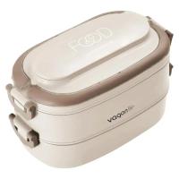 Vagon Life Bl10403-2S Çelik Hazneli Beslenme Kabı Lunchbox 1140Ml Bej
