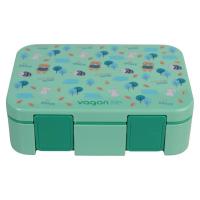 Vagon Life Vgn 092 Desenli Plastik Beslenme Kabı Lunchbox 1000Mlyeşil