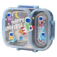 Vagon Life Vgn-7163 Paslanmaz Çelik Beslenme Kabı Lunchbox Mavi
