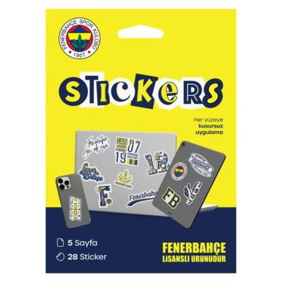 Fenerbahçe 24002 Sarı Sticker Paketi