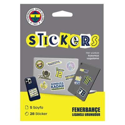 Fenerbahçe 24003 Gri Sticker Paketi