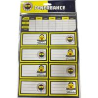 Tmn Fenerbahçe 729275 Okul Etiketi 3'Lü