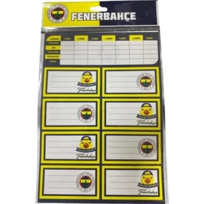 Tmn Fenerbahçe 729275 Okul Etiketi 3'Lü