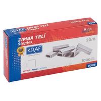 Kraf Arşiv Tipi Kollu Makine İçin Zımba Teli 23/8 Beyaz