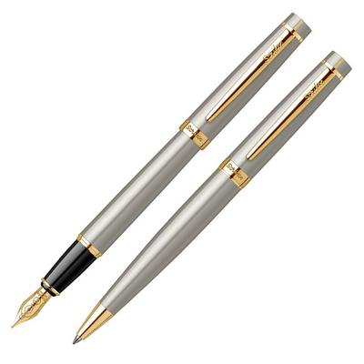 Scrikss Honour 38 Dolmakalem Tükenmez Set Saten Altın