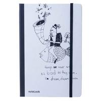 Scrikss Notelook A7 11X8cm Not Defteri Müzik Flying Çizgisiz