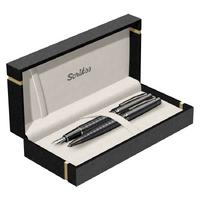 Scrikss Honour 38 Dolmakalem Tükenmez Set Mat Siyah