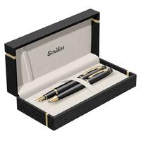 Scrikss Noble 35 Dolmakalem Tükenmez Set Siyah Altın