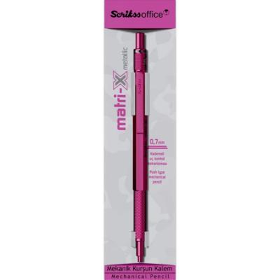 Scrikss Matri-X Versatil Kalem 0,7 Metalik Pembe