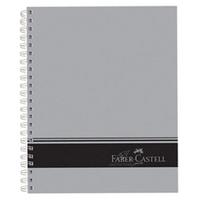 Faber-Castell Sert Kapaklı Seperatörlü Defter 3+1+1 Büyük Boy 200 Yaprak Silver