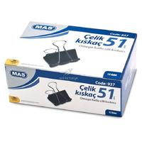 Mas 937 Çelik Kıskaç 51Mm 12'Li Paket