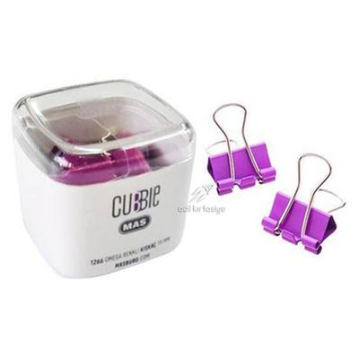 Mas Cubbie 1266 Omega Renkli Kıskaç 19Mm Mor