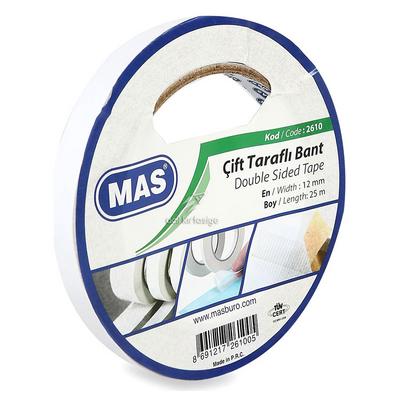 Mas Çift Taraflı Bant 25Mx12mm