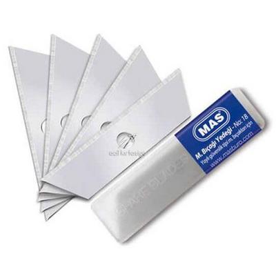 Mas 2771 Maket Bıçağı Falçata Yedeği İş Güvenliği 10'Lu Kutu