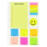 Mas Sticky 3676 Yapışkanlı Not Kağıdı Ayraç Seti