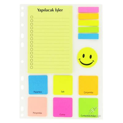 Mas Sticky 3676 Yapışkanlı Not Kağıdı Ayraç Seti