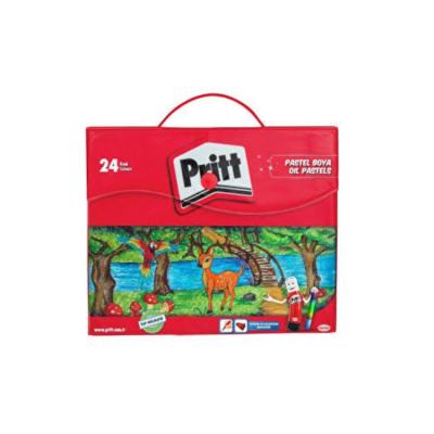 Pritt Pastel Boya Plastik Çantalı 24 Renk