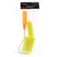 Rich Rulo Sünger Fırça Seti 10Cm 3'Lü