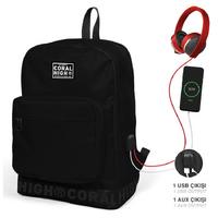 Coral High 24111 Sırt Çantası Usb+Aux Soketli