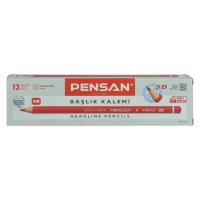 Pensan Kırmızı Kopya Kalemi 12'Li Paket