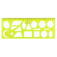 Hatas 02285 Geometrik Şekiller Şablonu