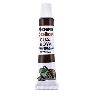 Nova Color Nc-120 Tüp Guaj Boya 7Ml Kahve