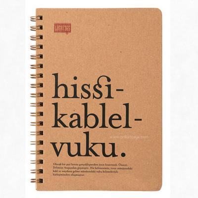 Keskin Color Lügat 365 Sp Sert Kapak Defter 17X24 100 Yaprak Noktalı Hissikablelvuku