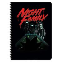 Rick And Morty Spiralli A4 Büyük Boy Defter 80 Yaprak Kareli