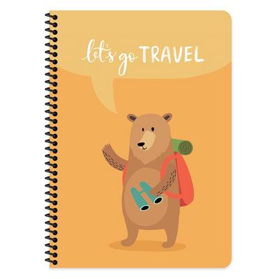 Keskin Color Gezginler Spiralli Defter A4 80 Yaprak Çizgili