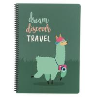 Keskin Color Gezginler Spiralli Defter A4 80 Yaprak Kareli