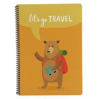 Keskin Color Gezginler Spiralli Defter A4 80 Yaprak Kareli