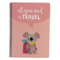 Keskin Color Gezginler Spiralli Defter A4 80 Yaprak Kareli