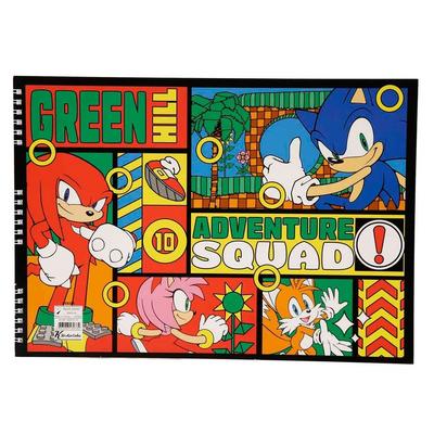 Sonic Spiralli Resim Defteri 25X35cm 15 Yaprak