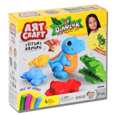 Art Craft Oyun Hamuru Seti 03549 3D Dinazor