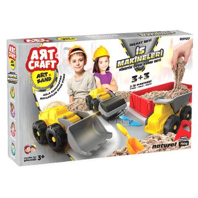 Art Craft Kinetik Oyun Kumu Seti 03727 İş Makineleri
