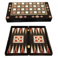 Star Antik Sedefli Tavla Büyük Boy