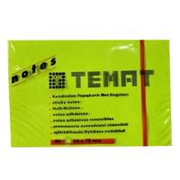 Temat Yapışkanlı Not Kağıdı 50X75mm 80'Li Yeşil