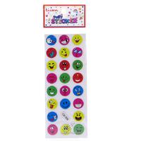 Ticon Sticker Puffy Kabartma Etiket 348863 Gülen Yüz