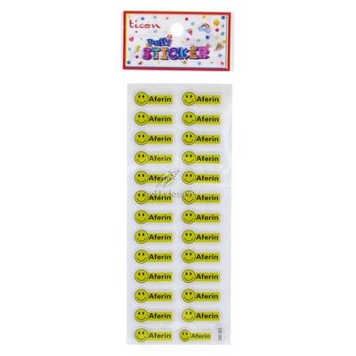 Ticon Sticker Puffy Kabartma Etiket 348873 Aferin