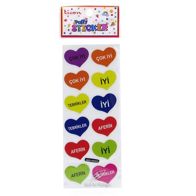 Ticon Sticker Puffy Kabartma Etiket 348875 Aferin