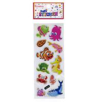 Ticon Sticker Puffy Kabartma Etiket 348903 Deniz Canlıları