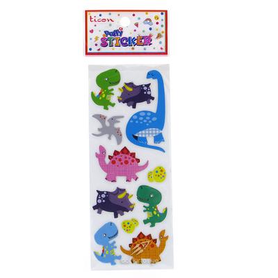 Ticon Sticker Puffy Kabartma Etiket 348906 Dinozor