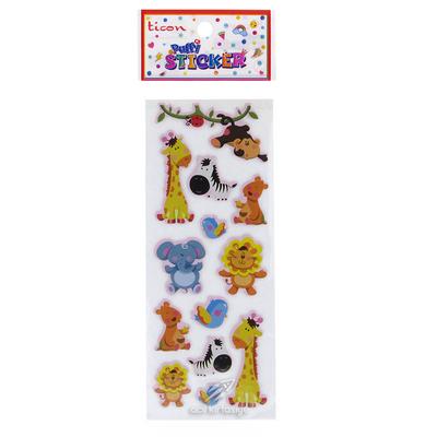 Ticon Sticker Puffy Kabartma Etiket 348909 Hayvanlar