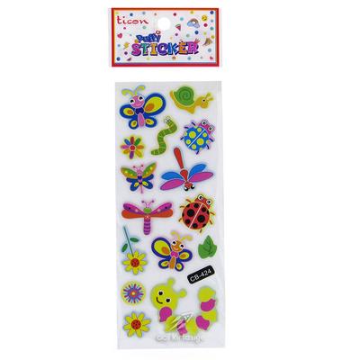 Ticon Sticker Puffy Kabartma Etiket 348910 Böcekler