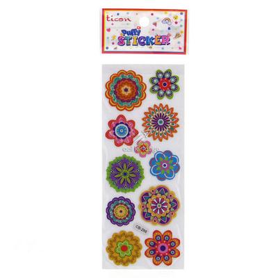 Ticon Sticker Puffy Kabartma Etiket 348916 Çiçek