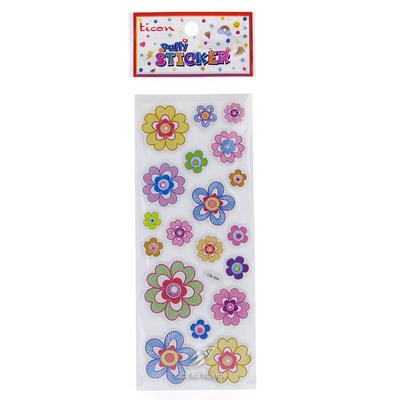 Ticon Sticker Puffy Kabartma Etiket 348918 Çiçek